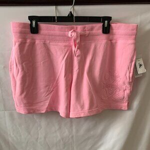 DISNEYLAND RESORT Mickey Mouse Embossed Shorts in Pink Sz LARGE